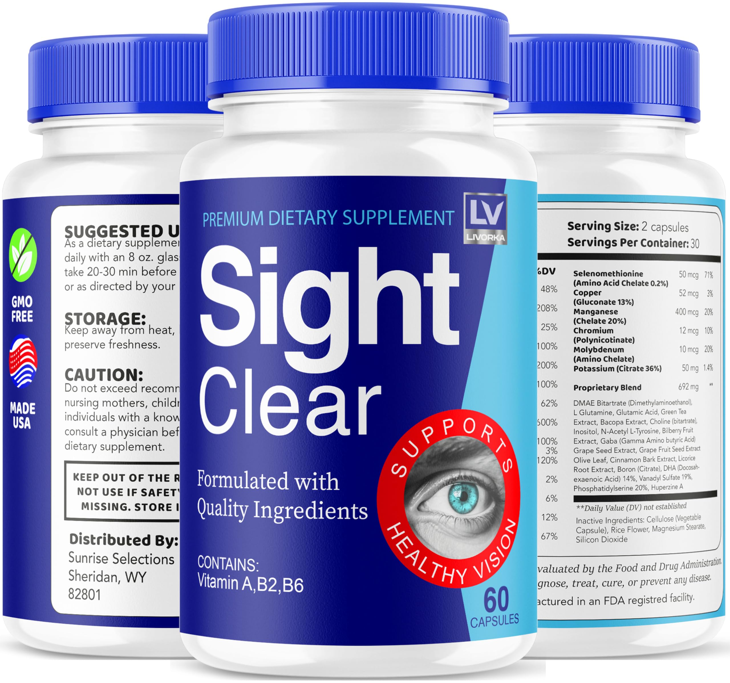 LIVORKA Sight Clear – pruebas de laboratorios independientes