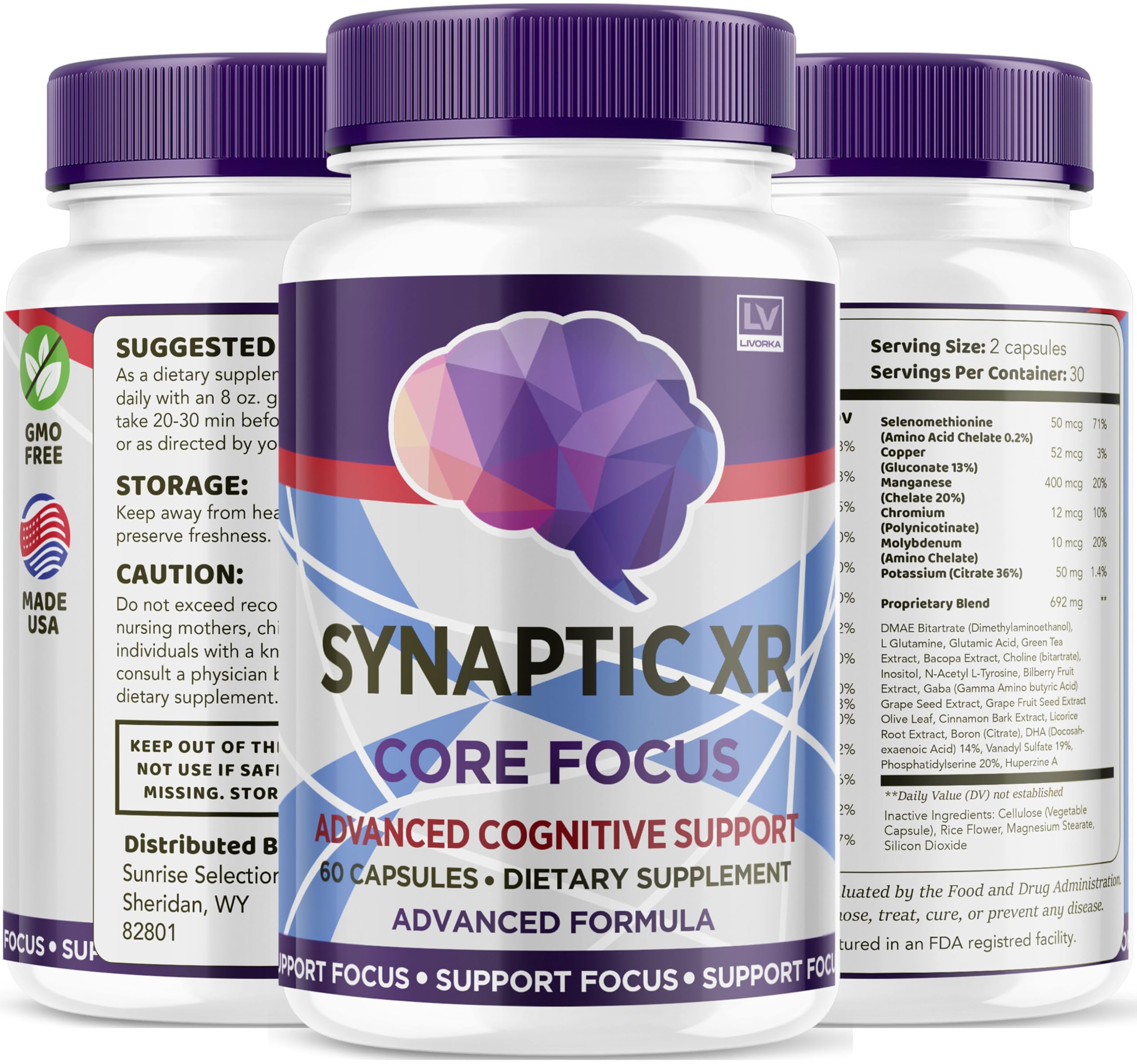 Livorka Synaptic XR: rutina diaria de estudio con mejor atención.