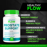 LIVORKA Healthy Flow, cápsulas en dosis diaria, visión general del bienestar masculino.