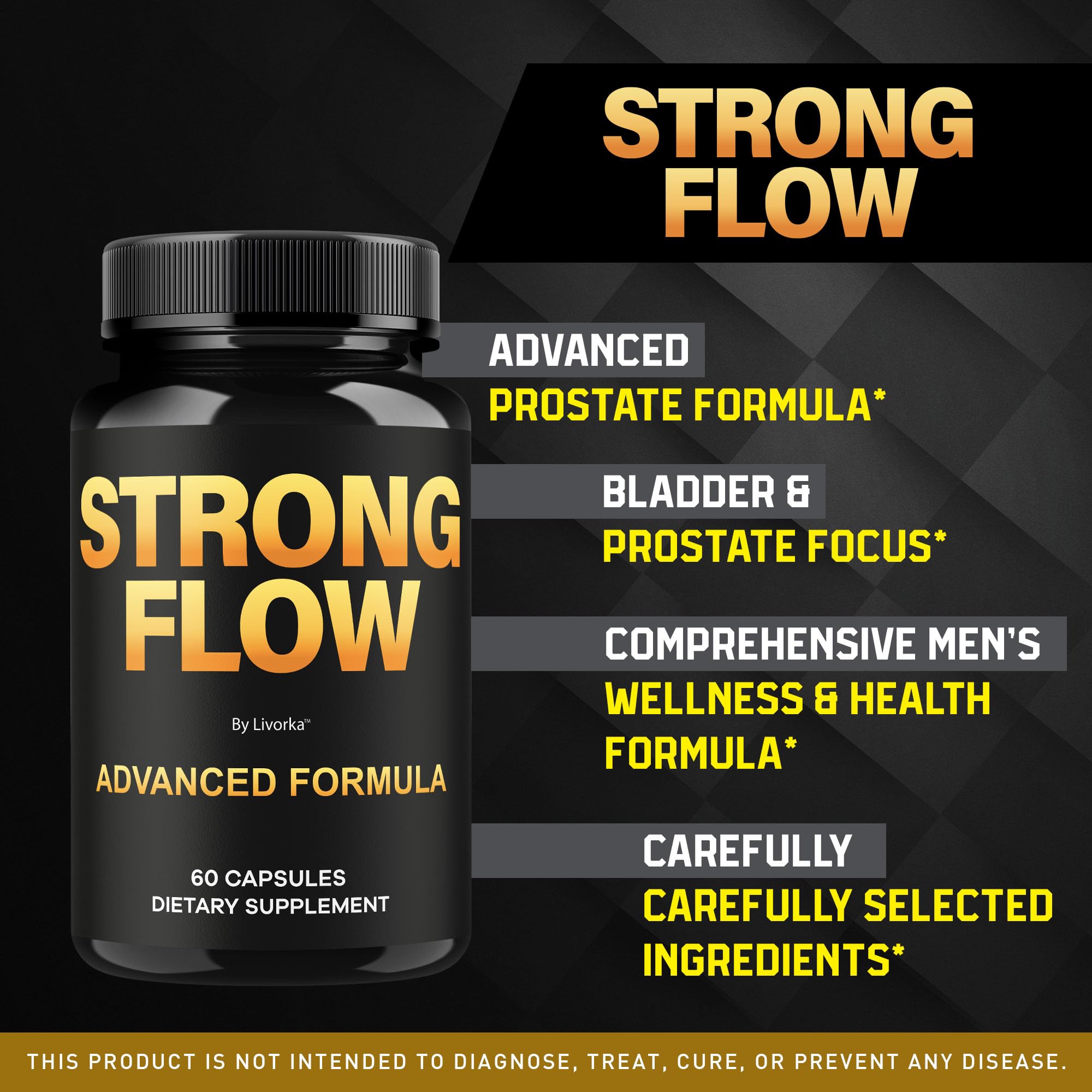 LIVORKA Strong Flow: empaque de tres unidades para plan de tres meses.