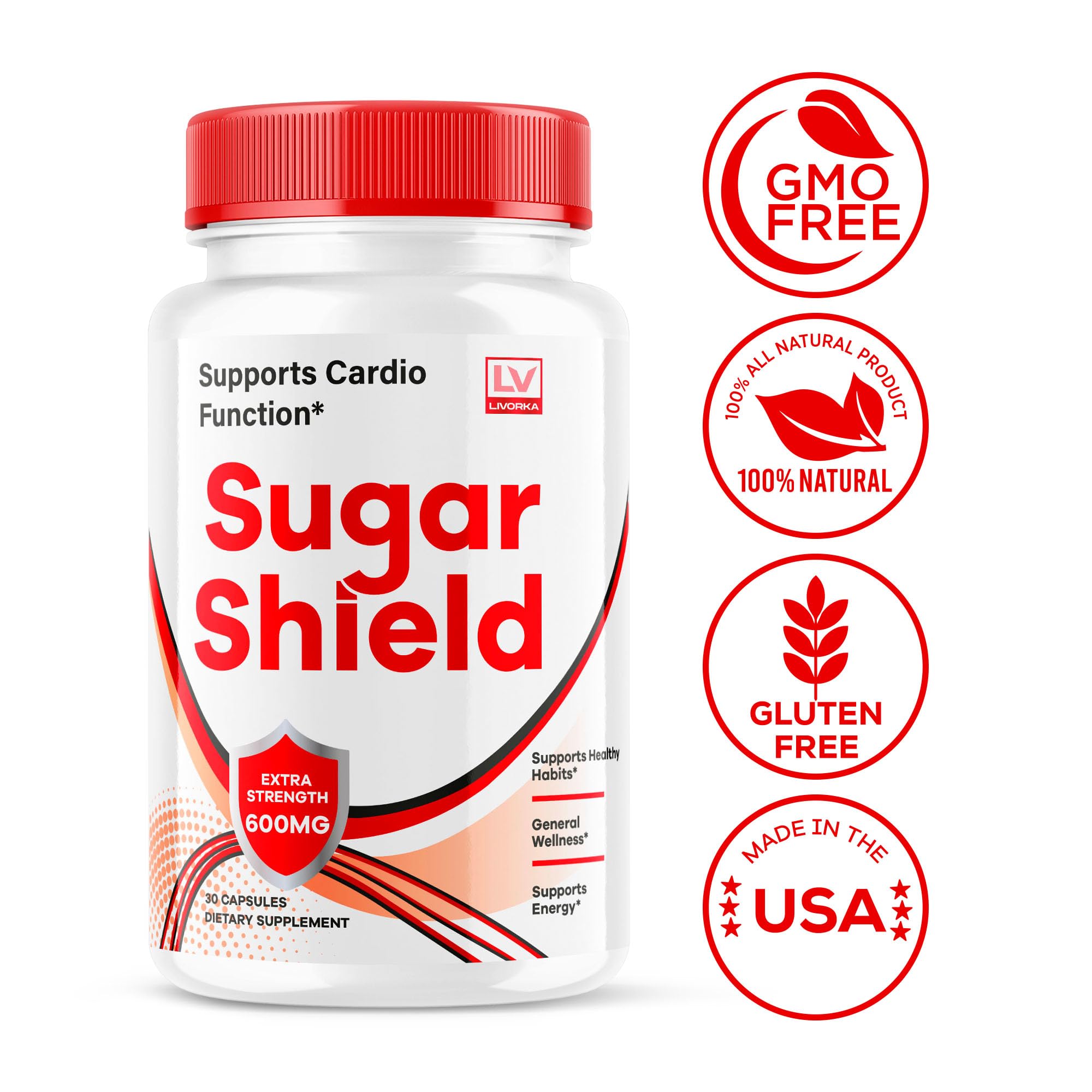 LIVORKA Sugar Shield ingredientes naturales, apoyo a una alimentación equilibrada.