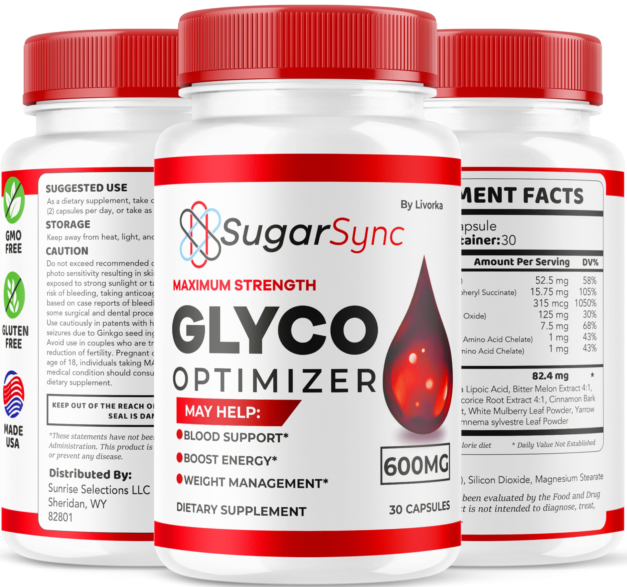 Rutina diaria con LIVORKA Sugar Sync Glyco para balance general