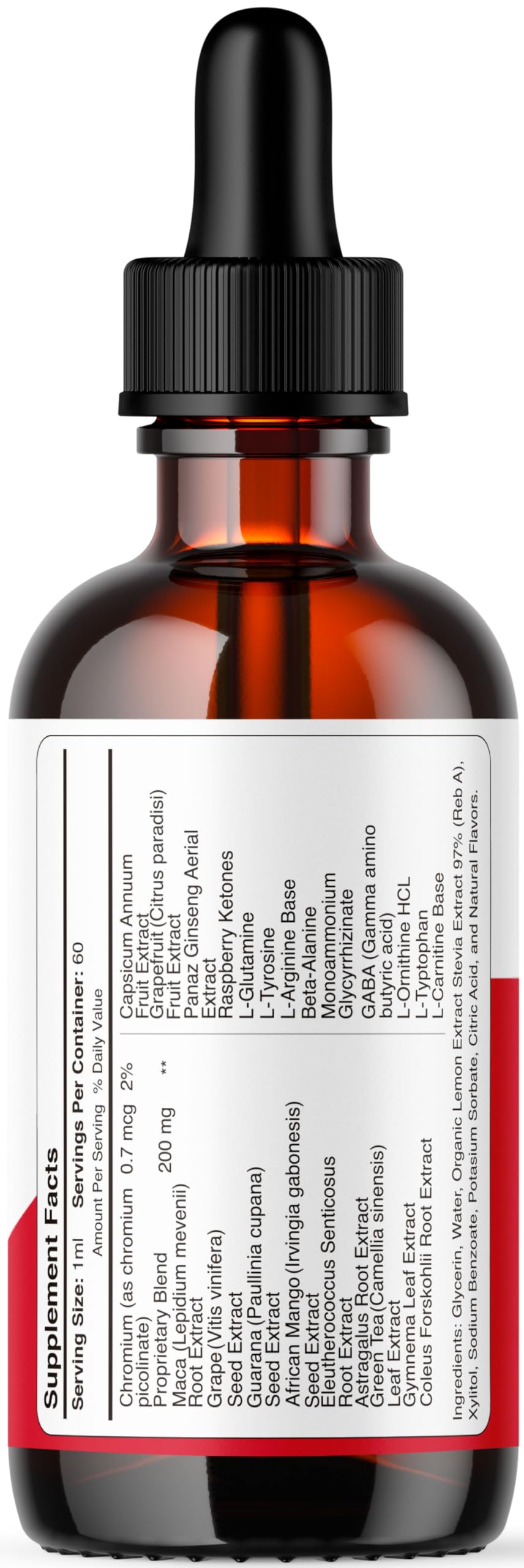 Livorka Tadala Drops Pro, envase claro para ver la cantidad restante.