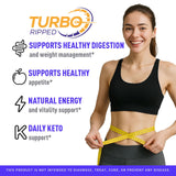 Etiqueta clara de LIVORKA Turbo Ripped Cetogenicas ACV para identificar ingredientes.