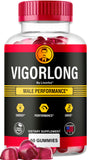 LIVORKA Vigorlong gomitas botella frontal, apoyo natural para energía diaria.