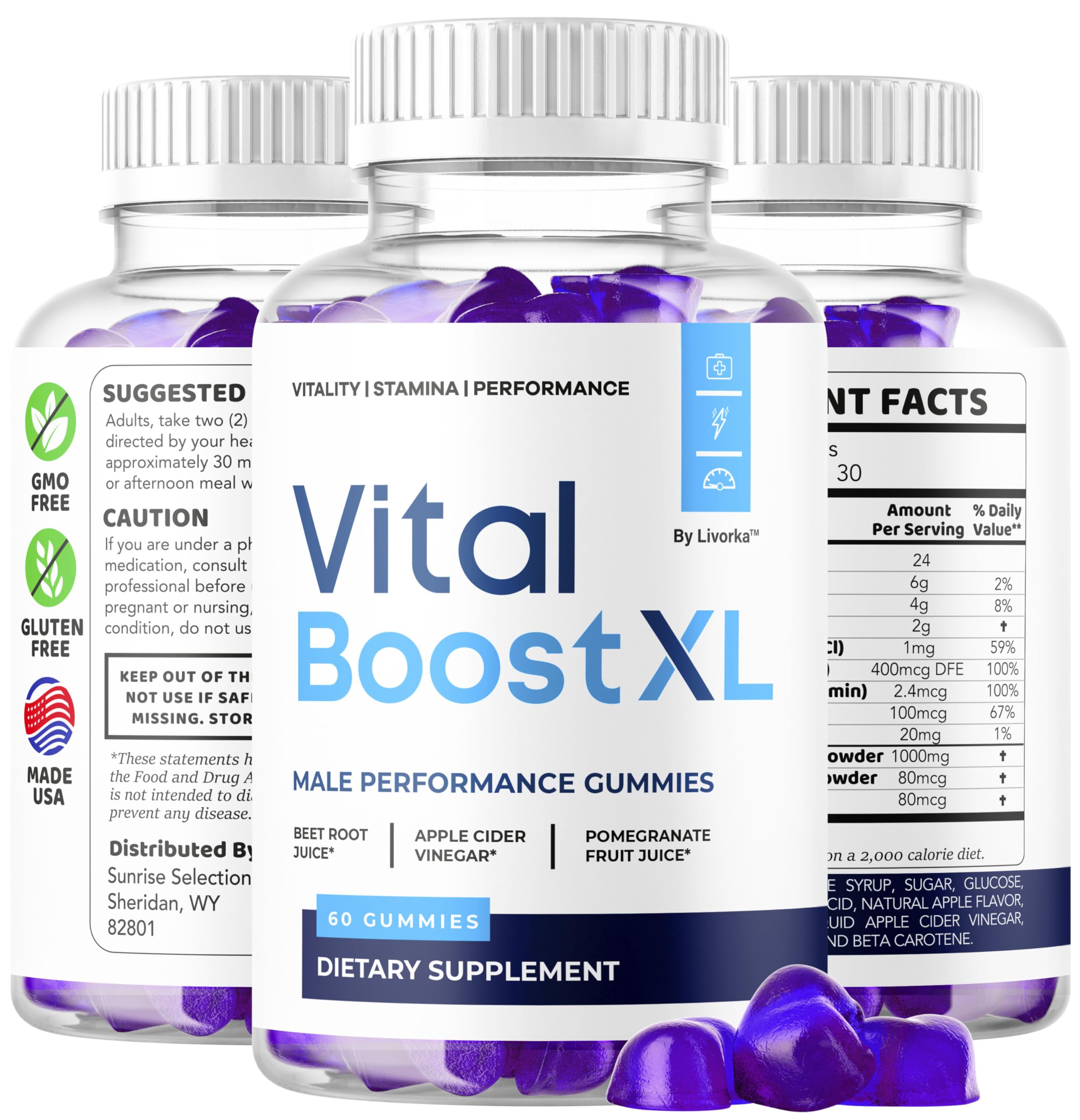 LIVORKA Vital Boost XL uso diario sugerido para hábitos.