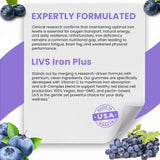 LIVS Gomitas de Hierro Plus: envase sostenible y control de calidad