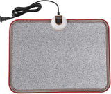 Livtribe AC 110V alfombrilla para pie gris en escritorio, calor inmediato