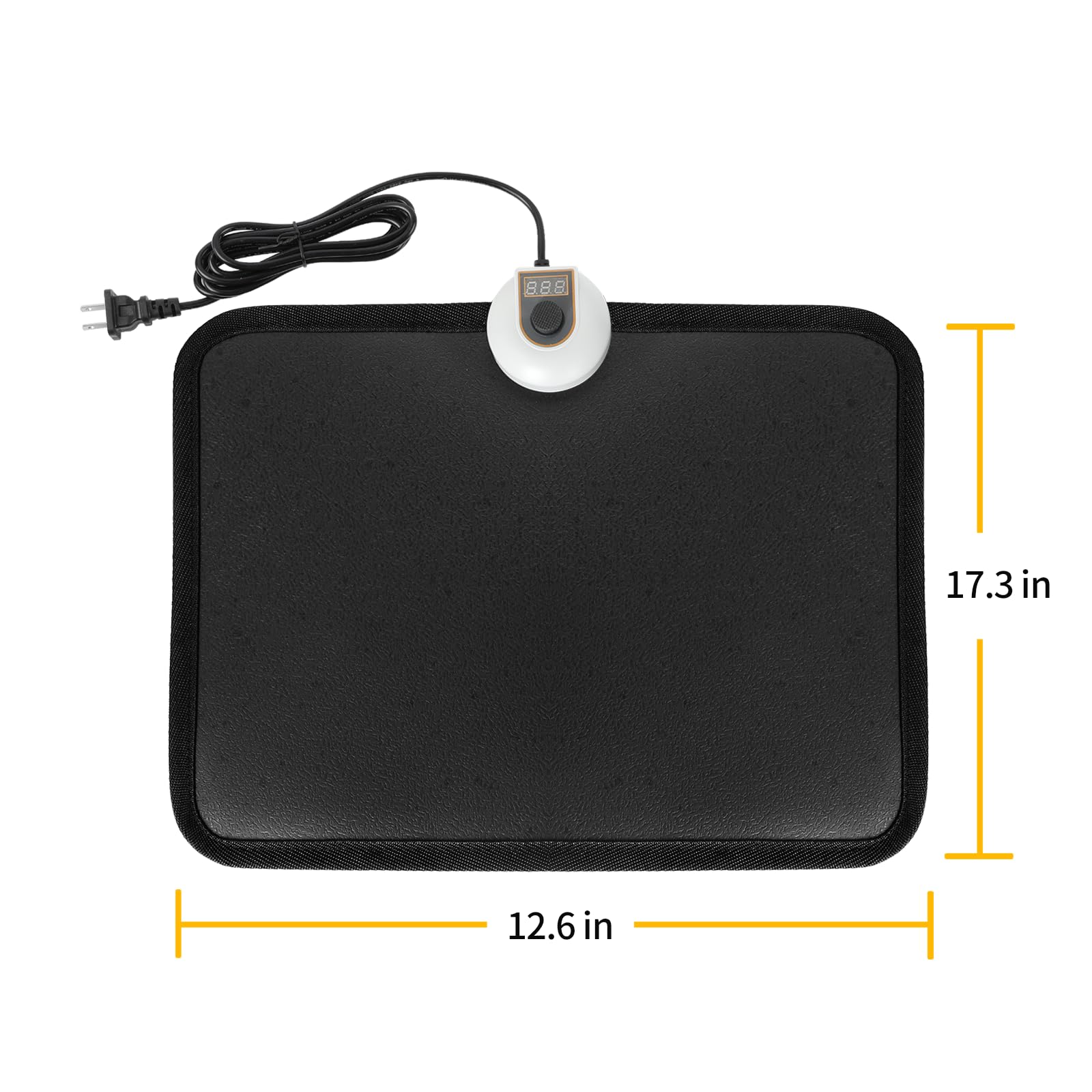 Livtribe AC110V: uso versátil en escritorio o casa para pies cálidos.