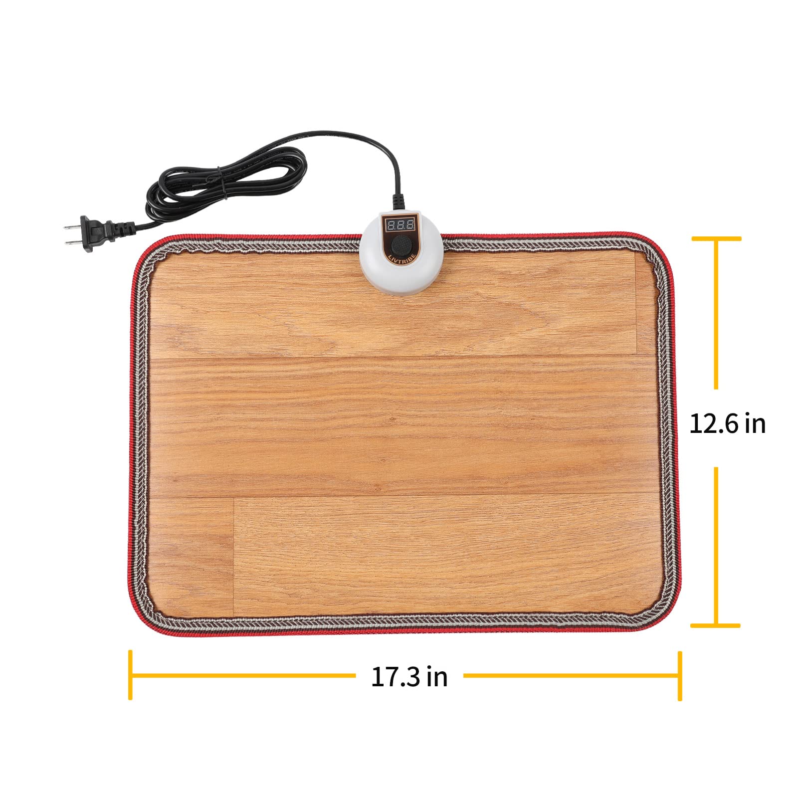 Livtribe tamaño compacto 17,3 x 12,6 pulgadas, fácil de transportar.