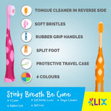 55Dental Lix giraffa: base dividida para adaptar al borde de un vaso.