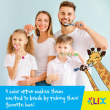 55Dental Lix giraffa: cepillo que se mantiene de pie para higiene fácil.