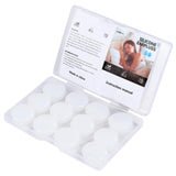 LKbeuuu tapones de silicona suave moldeables para dormir reduciendo ruido