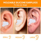 LKbeuuu tapones de silicona suave moldeables para estudio y concentración