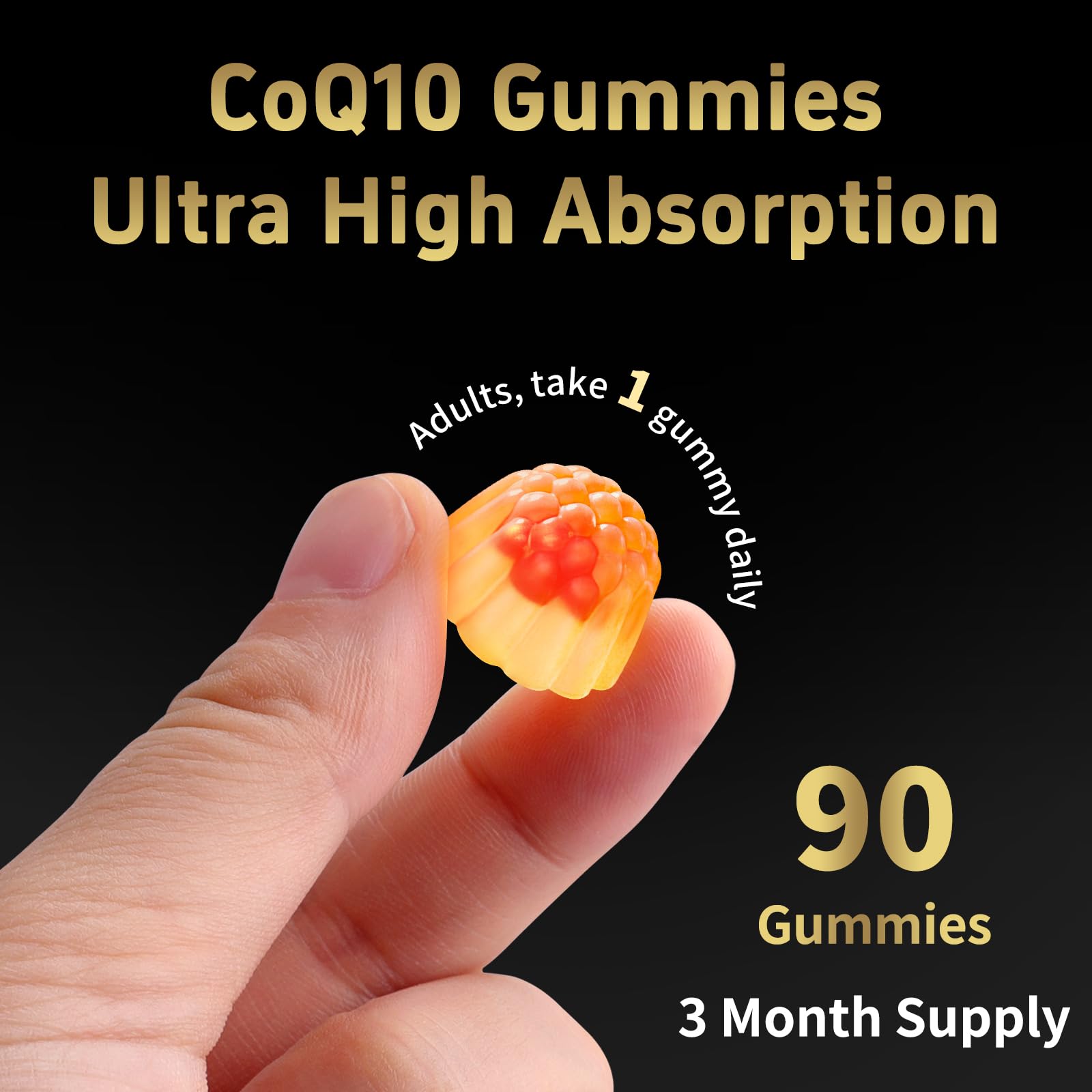 LKINT CoQ10 gominolas de alta absorción para energía sostenida