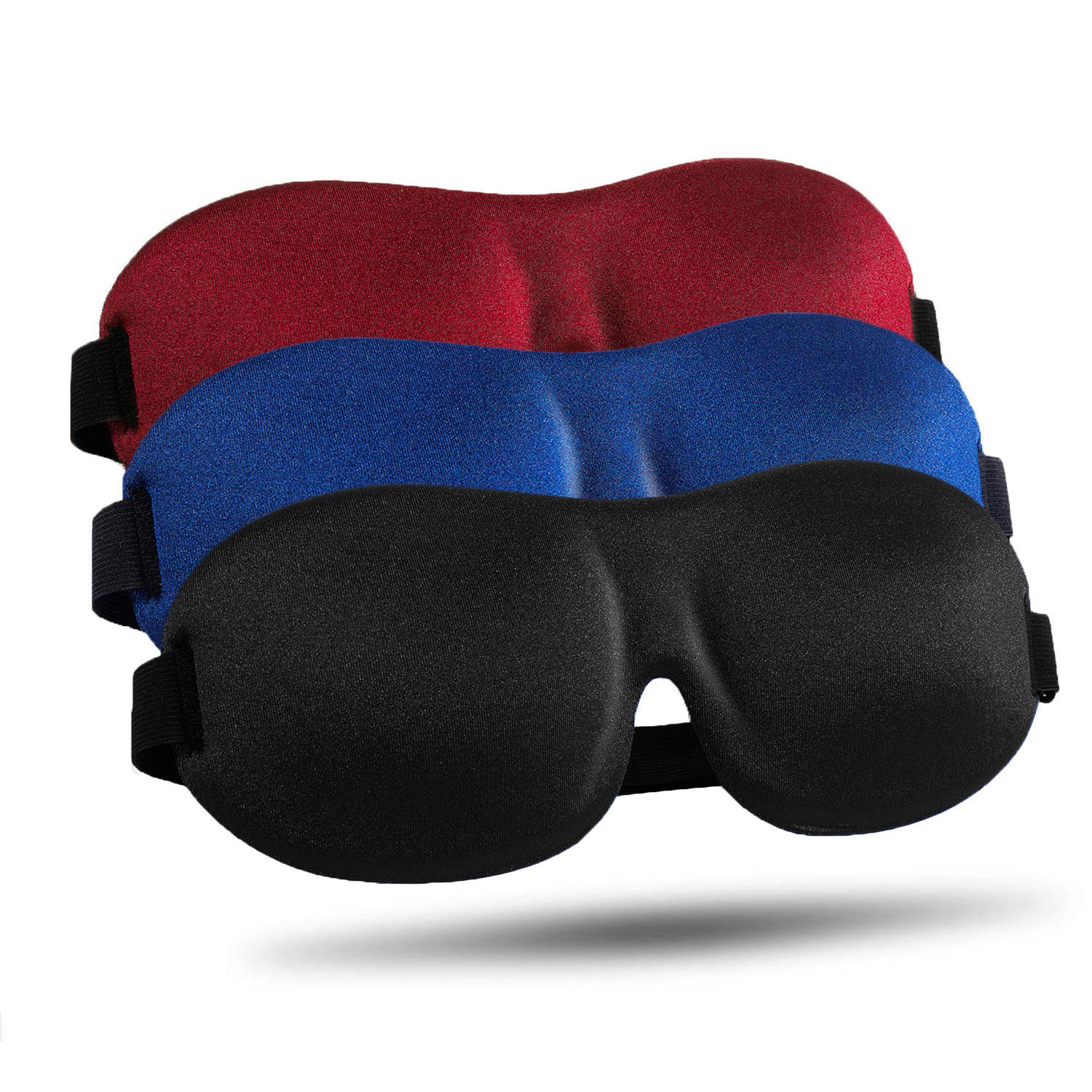 Antifaz LKY DIGITAL 3D negro para bloquear la luz y dormir mejor.