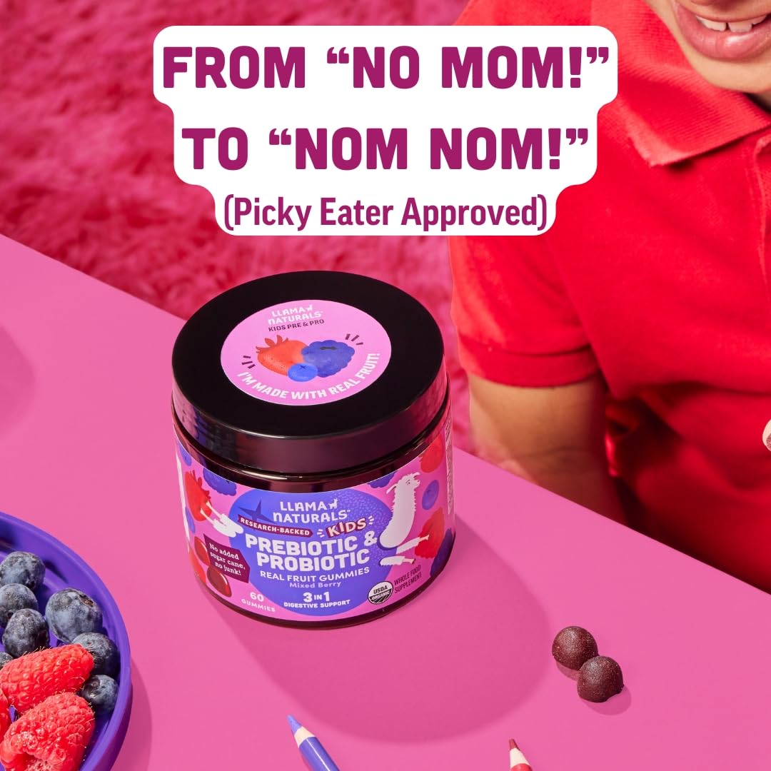 Llama Naturals amigable con dientes para dentistas y padres