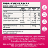 Envase Llama Naturals gomitas D3 K2 para adultos y niños, fácil consumo diario.