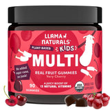 Gominolas Llama Naturals para niños, empaque visible, apoyo nutricional diario.