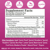 Gomitas veganas de Llama Naturals con sabor a frutos rojos