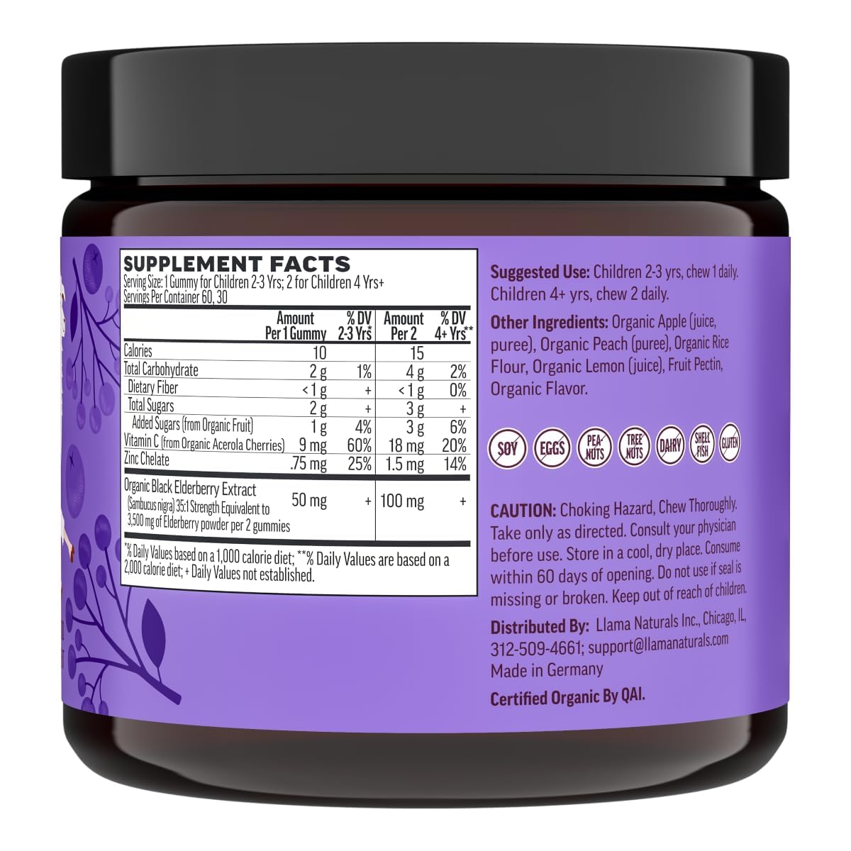 Sabor a fruta Llama Naturals, perfecto para niños selectos