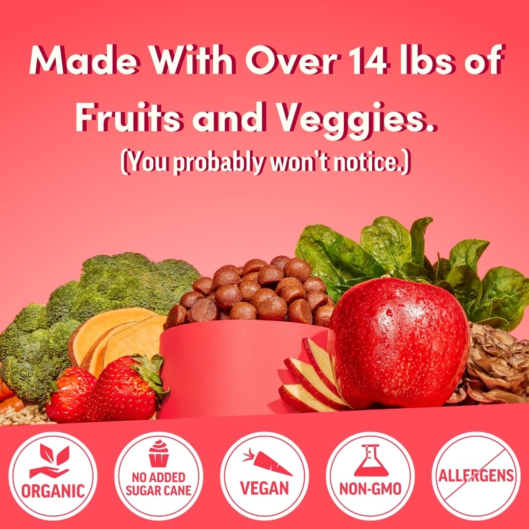 Vitaminas para adultos veganas de Llama Naturals con ingredientes orgánicos.