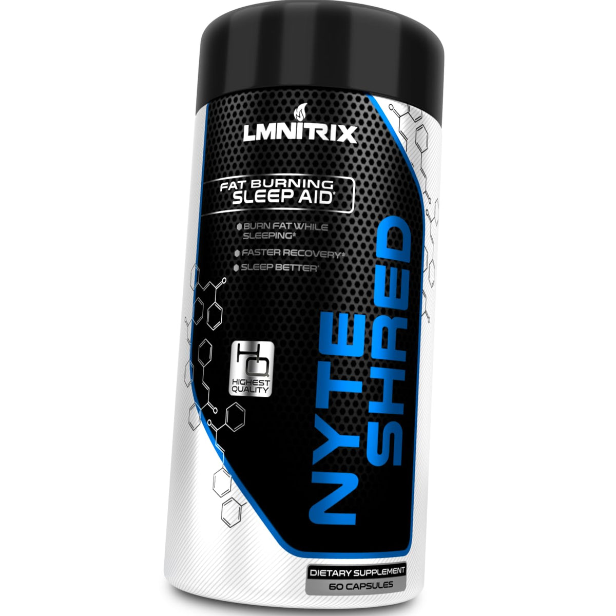 LMNITRIX ayuda para dormir: frasco de cápsulas para relajación nocturna