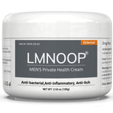 LMNOOP crema íntima masculina en envase, aplicación fácil para uso diario.