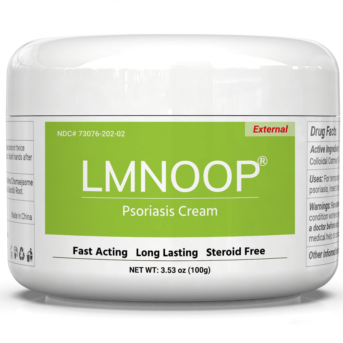 LMNOOP crema psoriasis bote: aplicación limpia y rápida sin residuos