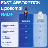 Envase de vidrio transparente con aspecto premium.