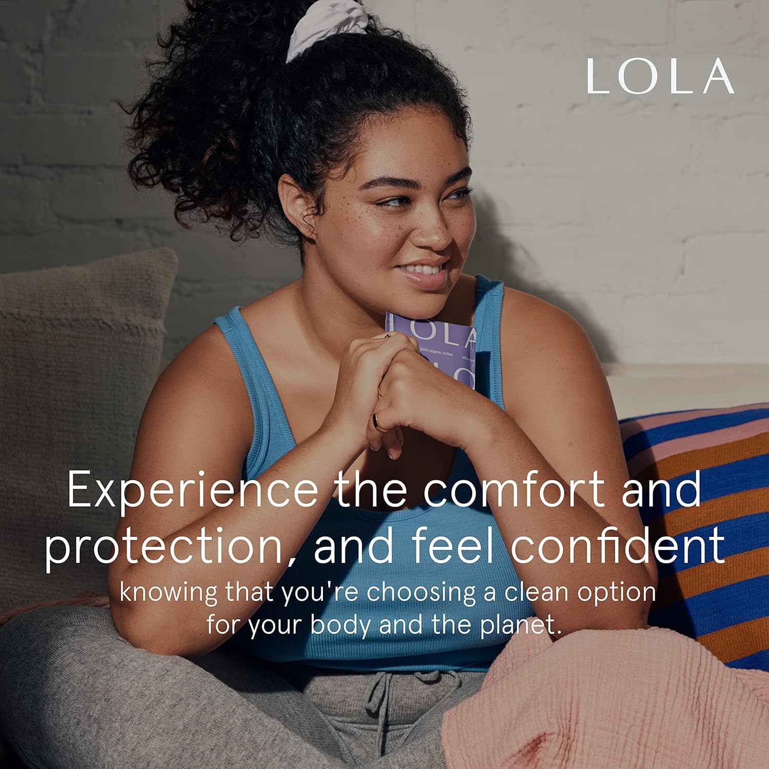 LOLA protector diario tacto suave, ideal para piel sensible