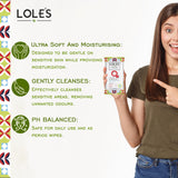 LOLE'S equilibrio de pH para sensaciones suaves y saludables