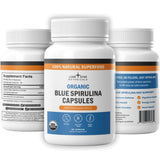 Cápsulas de spirulina sin olor a pescado de Lone Star Botanicals para uso diario