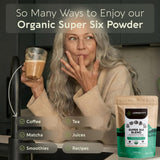 Longevity Botanicals, hongo cola de pavo polvo, apoyo a la inmunidad cotidiana.