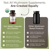 Longevity Botanicals Reishi en caja para almacenamiento sencillo.