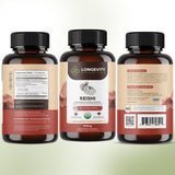 Longevity Botanicals Reishi paisaje natural sugiere bienestar.