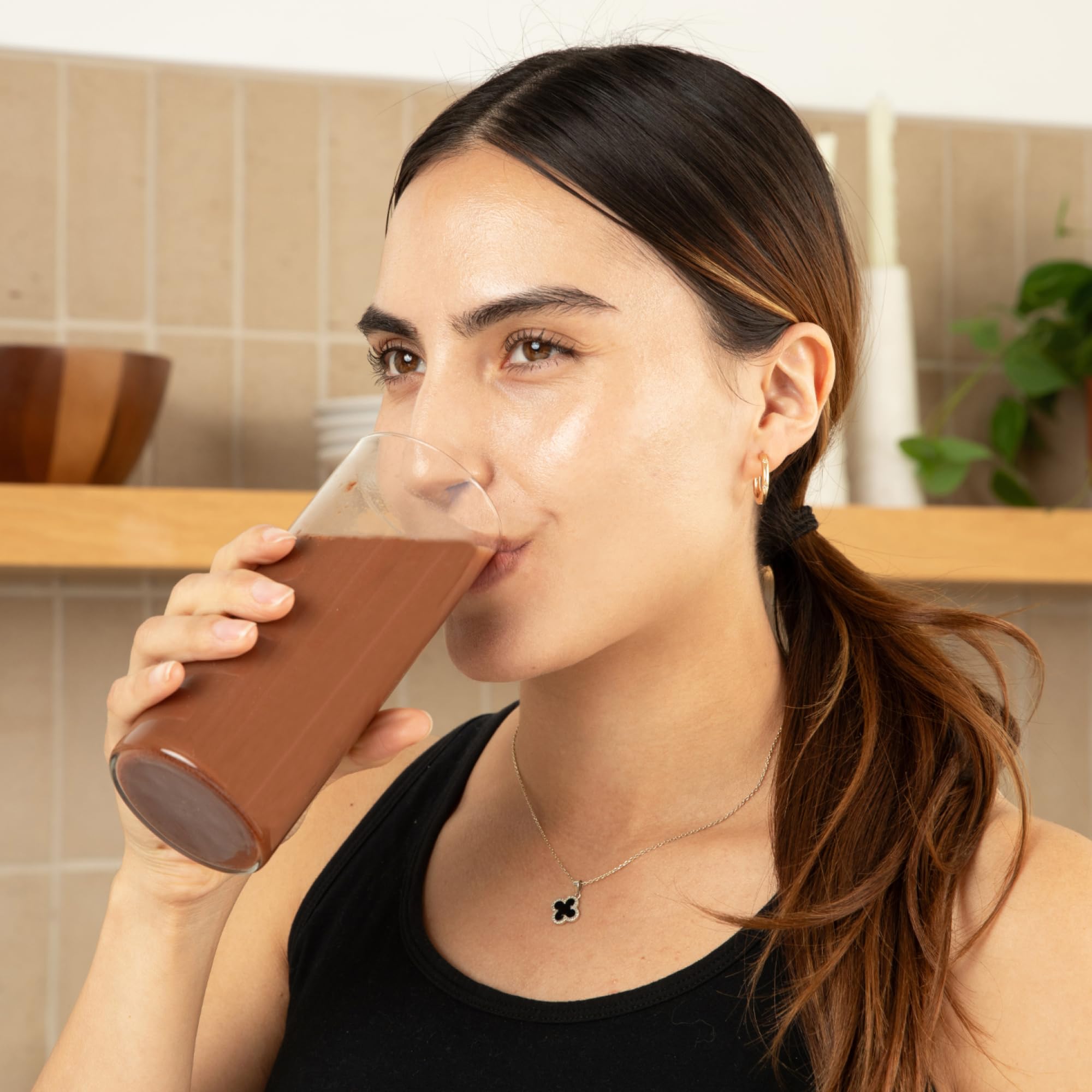 Longevity Rx Proteína de Células Madre Chocolate, medida precisa para porciones consistentes.