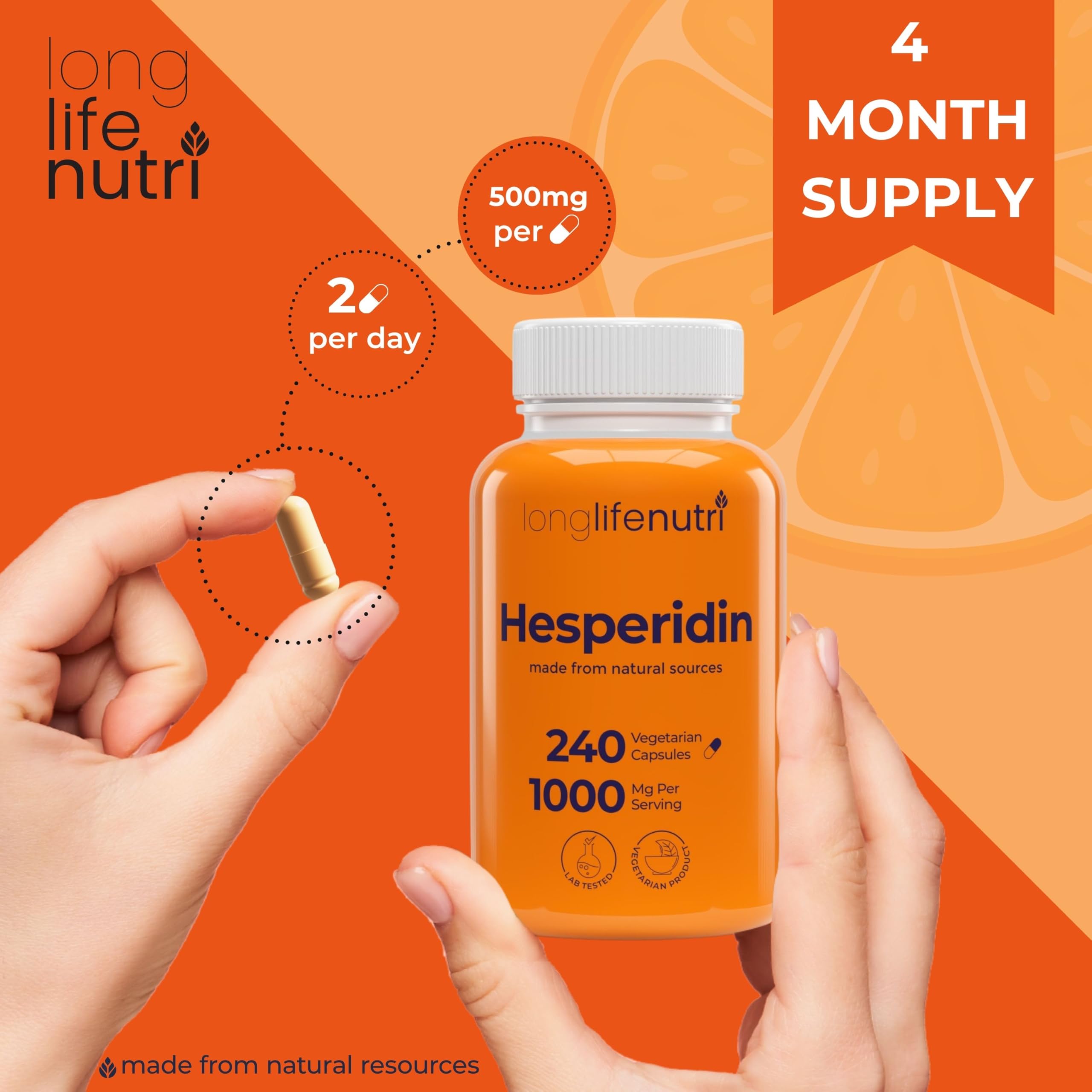 Empaque de 4 meses de LongLifeNutri para continuidad diaria