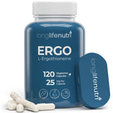 LongLifeNutri L-Ergothioneine 25 mg, cápsulas para rutina diaria