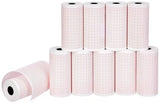 LongTeco papel ECG, rollos 10, compatible con Edan SE-300 y SE-3 para registros estables.
