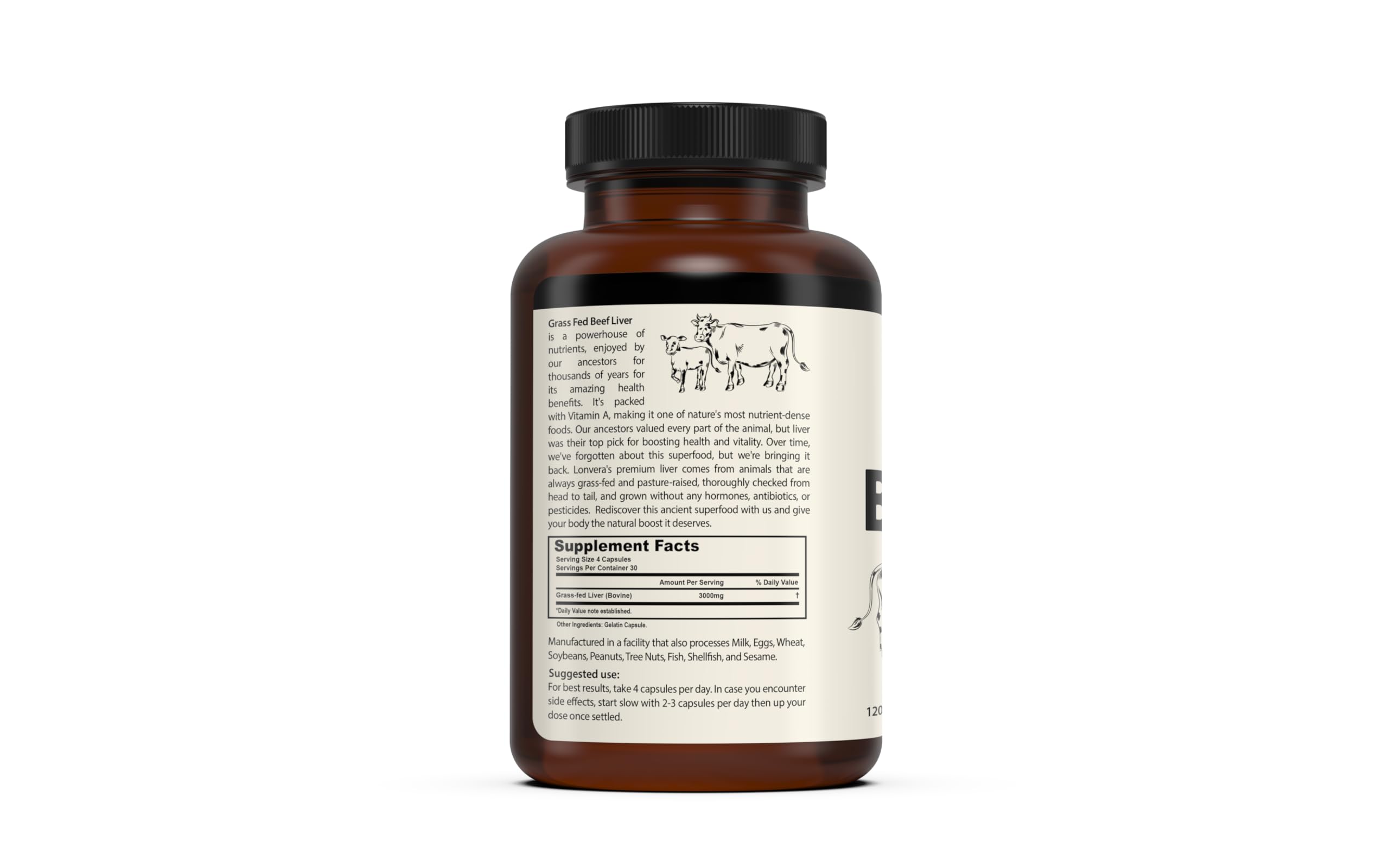 Lonvera cápsulas para energía y salud de piel y huesos