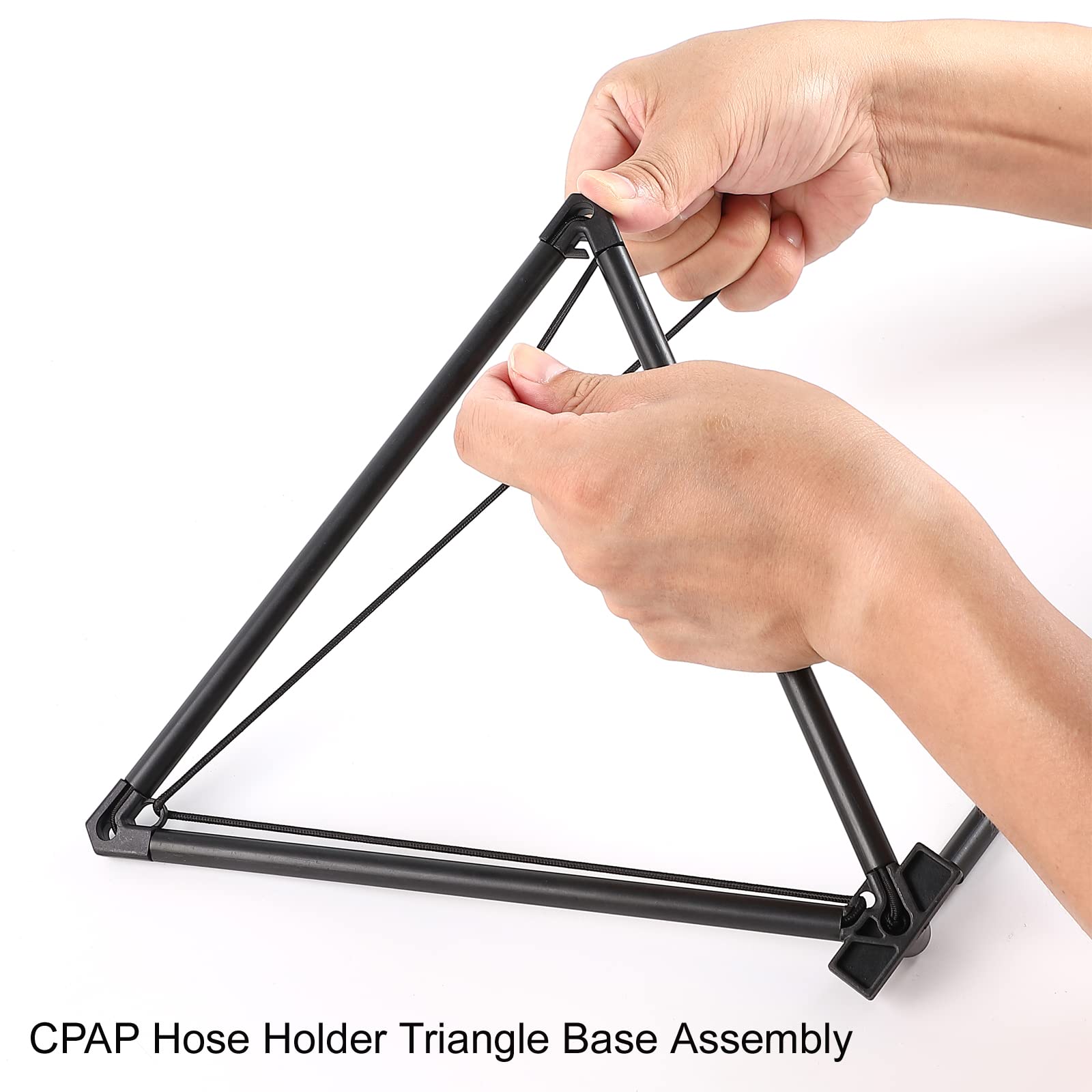 LONYEON CPAP Hose Holder se coloca bajo colchón para mayor estabilidad.