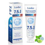 Pasta hidroxiapatita Loske en tubo para remineralización suave de dientes sensibles
