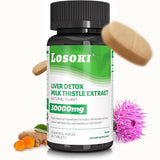 Losoki Detox Hígado en botella, apoyo diario a la salud hepática