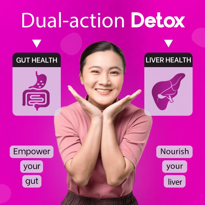 Tabletas Losoki Detox Hígado de 60, vista frontal para rutina diaria