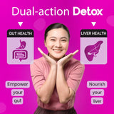 Tabletas Losoki Detox Hígado de 60, vista frontal para rutina diaria