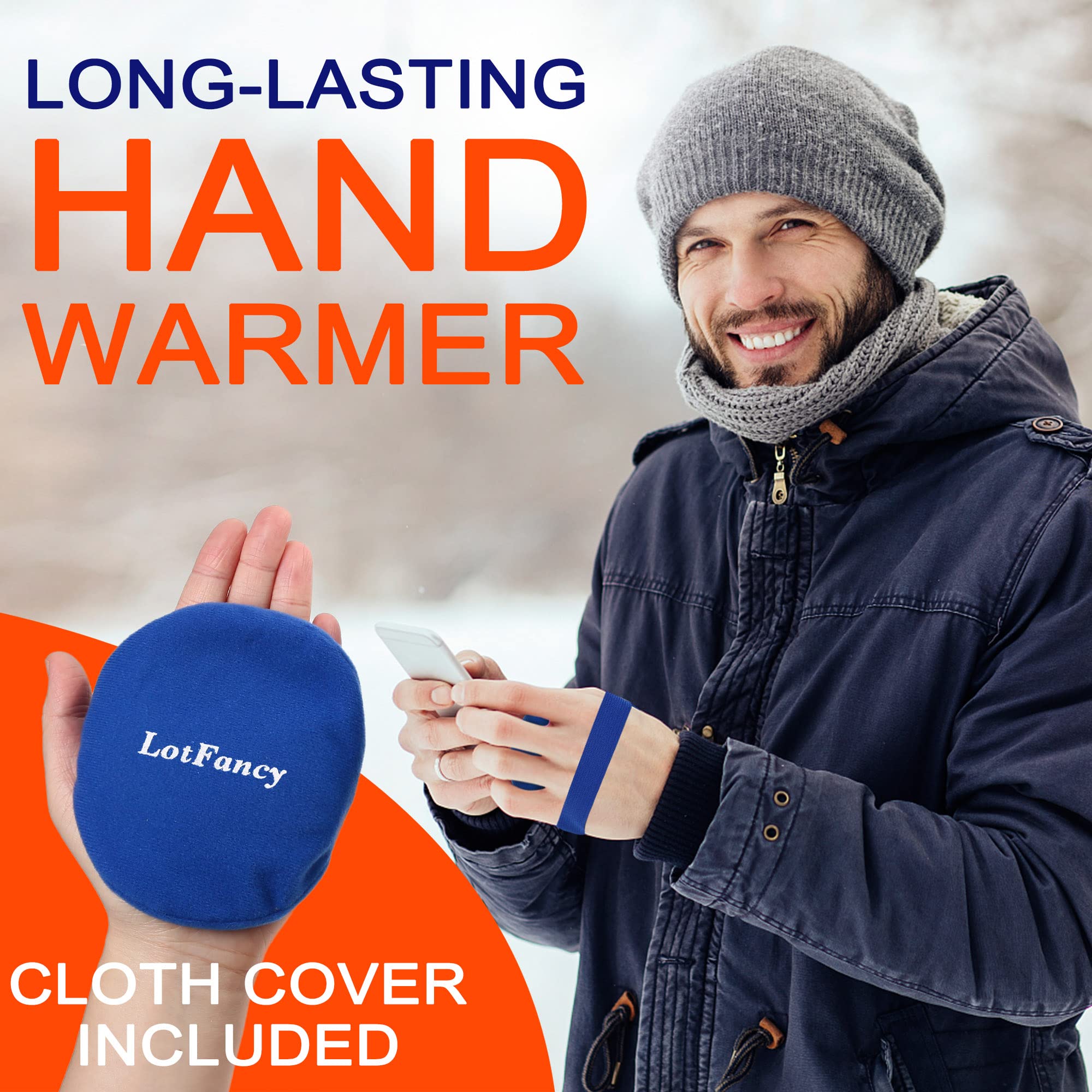 LotFancy envoltorio calor manos con correa para uso prolongado