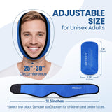 LotFancy envoltura cabeza ajuste ergonómica para uso cómodo durante recuperación.
