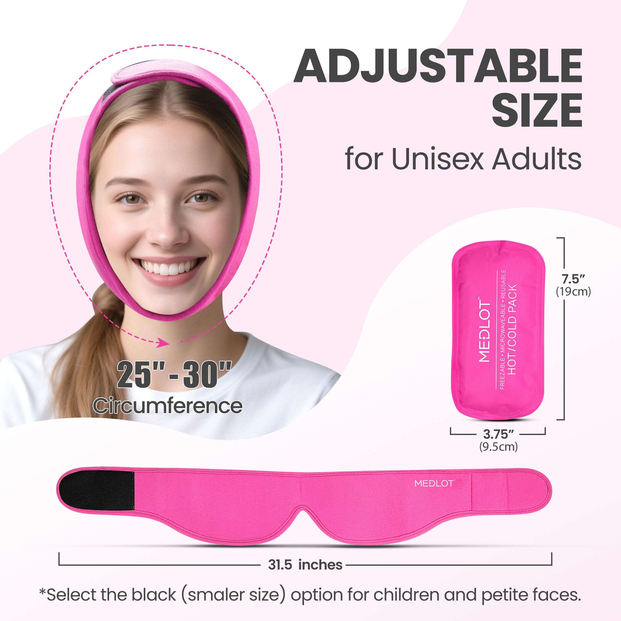 Paquetes de gel reutilizables LotFancy para terapia fría o caliente en casa.