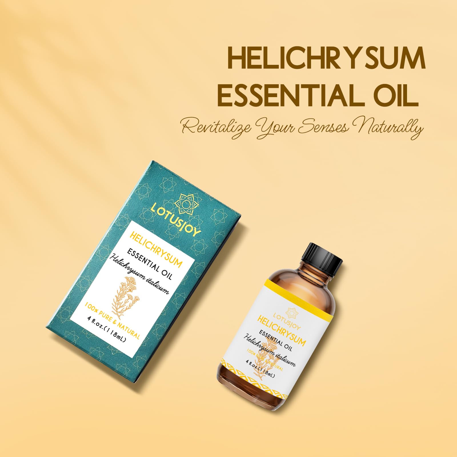 LOTUSJOY Helichrysum, empaque sostenible y manejo cómodo
